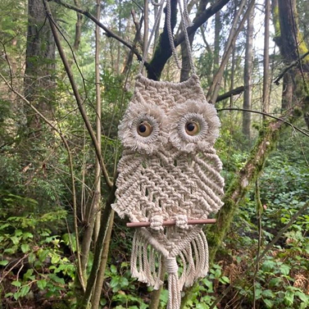 Macrame owl - Picture 2 of 3